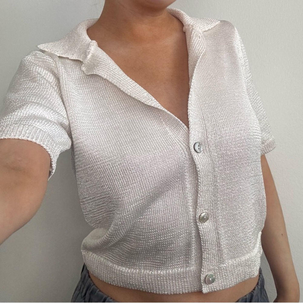 Zara White Short Sleeve NWT